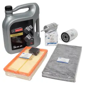 ORIGINAL Ford inspection kit + 5L engine oil 5W30 FOCUS I MK1 1.6/1.8/2.0 16V ST170