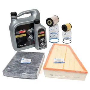 ORIGINAL Ford inspection kit + 6L engine oil 5W30 MONDEO IV MK4 2.0 TDCi 115-163 hp