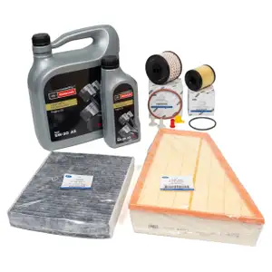 ORIGINAL Ford inspection kit + 6L engine oil 5W30 GALAXY S-MAX (WA6) 2.0 TDCi