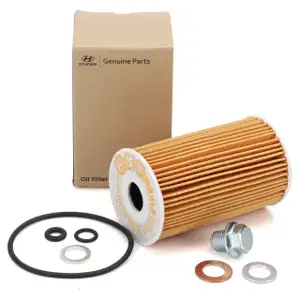 ORIGINAL Hyundai Ölfilter + Schraube Sonata 5 i20 i30 i40 Cee'D JD Rio 2 3 4 Sportage 34