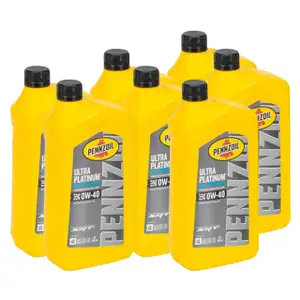 7x 946ml PENNZOIL ULTRA PLATINUM SRT 0W-40 Motor&ouml;l API SP MS-A0921 550040856