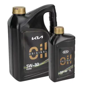 6L 6 Liter ORIGINAL KIA 5W-30 A5/B5 Motoröl Öl LP0425W30A5B5