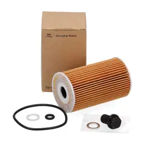 ORIGINAL Hyundai Kia &Ouml;lfilter + Schraube Tucson i20 i30 Cee'D Rio Sportage 1.1-1.7 CRDi
