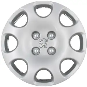 1x ORIGINAL Peugeot hubcap wheel cover 15 inches silver OCEANNE 206 5416.F8
