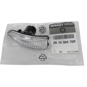 ORIGINAL Renault outer mirror lens with indicator MEGANE III left 261656470R