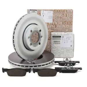 ORIGINAL Renault Bremsscheiben + Bremsbeläge Clio 4 0.9/1.2 TCe 1.2 16V 1.5 dCi vorne