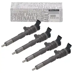4x ORIGINAL Renault Einspritzd&uuml;se Captur 1 Clio 4 Kangoo 2 1.5 dCi 75/90 PS 166000121R
