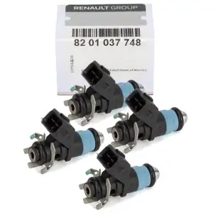 4x ORIGINAL Renault Einspritzd&uuml;se Clio 2 Kangoo Megane 2 1.4/1.6 16V 8201037748