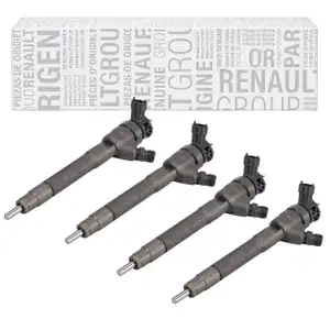 4x ORIGINAL Renault Einspritzd&uuml;se Espace 5 Megane 4 Scenic 4 Trafic 3 1.6 dCi 166000804R