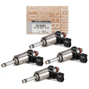 4x ORIGINAL Renault Einspritzventil Clio 4 Megane 4 Scenic 4 Captur 1 1.2 TCe 166005721R