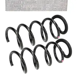 2x ORIGINAL Renault Fahrwerksfeder Braun/Rosa/Gr&uuml;n Trafic 3 vorne 540100864R