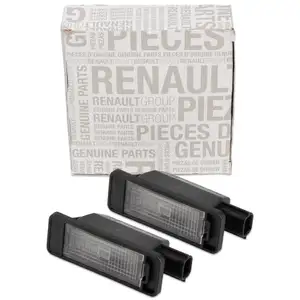2x ORIGINAL Renault Kennzeichenleuchte + W5W Glühlampe Clio 5 Twingo 3 265109646R