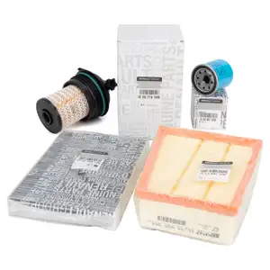 ORIGINAL Renault filter set, 4-piece filter package, Megane 4 1.5/1.6 dCi 90/110/130 hp