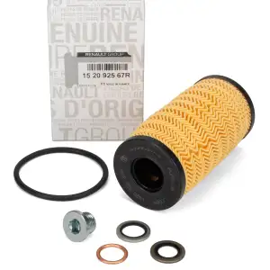 ORIGINAL RENAULT Ölfilter + Schraube Captur 2 Clio 5 Kadjar Kangoo Megane 4 1.5 Blue dCi