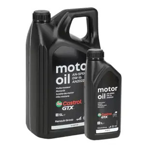6L 6 Liter ORIGINAL Renault CASTROL GTX AN-SPEC 0W-16 AN2022 Motor&ouml;l
