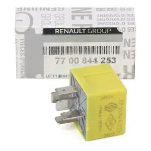ORIGINAL Renault Relais Sicherung Kontaktrelais Steuerger&auml;t GELB 7700844253