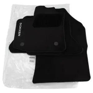 ORIGINAL Dacia textile mats Floor mats Car mats Set of 4 Dokker KE_ 8201149582