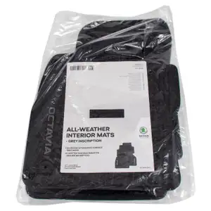 ORIGINAL Skoda Gummimatten Fu&szlig;matten Automatten Octavia 4 (NX) 4-teilig 5E4061500