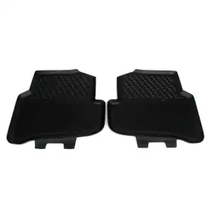 ORIGINAL Skoda rubber mats Floor mats Car mats Fabia 3 (NJ) rear 2-piece 6V0061551