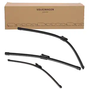 ORIGINAL Skoda Scheibenwischer Wischerbl&auml;tter Superb 4 Combi vorne + hinten