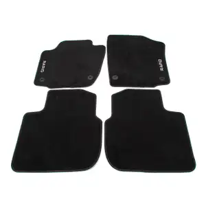 ORIGINAL Skoda velour mats Textile mats Floor mats Rapid (NH) 4-piece set 5JB061404E