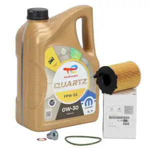 5L ORIGINAL PSA Opel Engine Oil 0W-30 B712312 B712302 + Oil Filter 1.6 BlueHDi 1610693780
