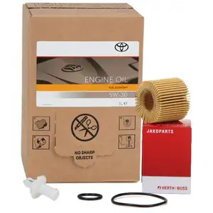 5L 5 Liter ORIGINAL Toyota Motor&ouml;l 5W30 + H+B &Ouml;lfilter Auris Avensis Corolla Verso Yaris
