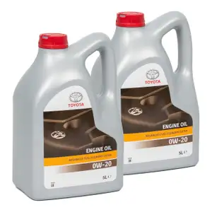 10 Liter ORIGINAL Toyota Motoröl Öl ADVANCED FUEL ECONOMY AFE Extra 0W20 0W-20