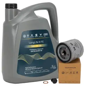 5L ORIGINAL 0W30 Motor&ouml;l + &Ouml;lfilter Golf 7 Passat B8 Polo Tiguan Touran Up 1.0-1.5 TSI
