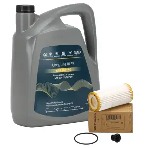 5L ORIGINAL VW 0W30 Motor&ouml;l + &Ouml;lfilter Golf 7 8 Passat B8 Polo Tiguan Touran 1.8/2.0 TSI