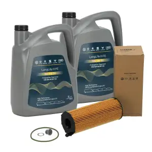 10L ORIGINAL AUDI VW 0W30 Motor&ouml;l + &Ouml;lfilter A4 A5 A6 A8 Q5 Q7 Phaeton Touareg 2.7-4.2 TDI