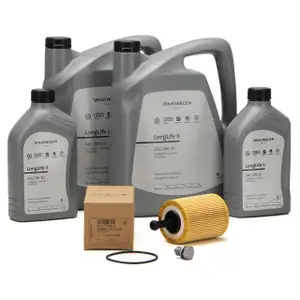 10L 10 Liter ORIGINAL VW Motoröl Öl 0W30 LONGLIFE II + Ölfilter T5 Touareg 2.5 R5 TDI