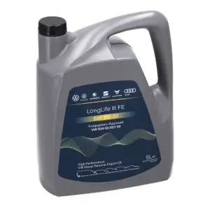ORIGINAL VW engine oil 0W30 LONGLIFE III FE 504.00 507.00 GS55545M4 - 5 liters