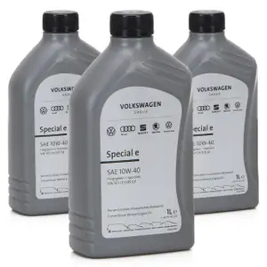 3L 3 Liter ORIGINAL VW 10W-40 SPECIAL E Motor&ouml;l &Ouml;l 501.01 505.00 GS60107M2