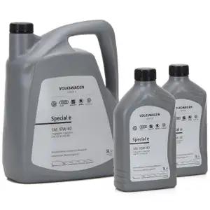 7 liters ORIGINAL VW engine oil 10W-40 SPECIAL E 501.01 505.00 GS60107M2/4