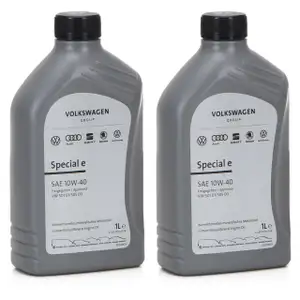 2L 2 Liter ORIGINAL VW 10W-40 SPECIAL E Motor&ouml;l &Ouml;l 501.01 505.00 GS60107M2