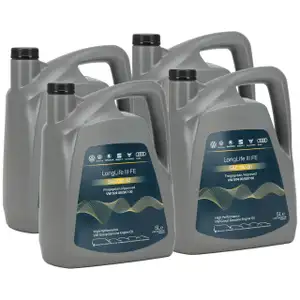 20 Liter ORIGINAL VW Motor&ouml;l &Ouml;l 0W30 LONGLIFE III FE 504.00 507.00 GS55545M4