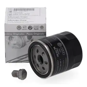 ORIGINAL VW Ölfilter + Schraube California Multivan Transporter T5 T6 2.0 Bi/TDI 180 PS
