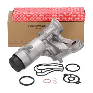 ORIGINAL VW &Ouml;lfiltergeh&auml;use + Hauptstrom &Ouml;lfilter + Dichtungssatz Crafter 2E 2F 2.5 TDI