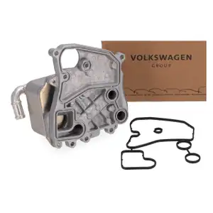 ORIGINAL VW Audi Ölkühler + Dichtung A6 C7 Q5 8RB Q7 4LB Touareg 7P 3.0 TDI 059117015P