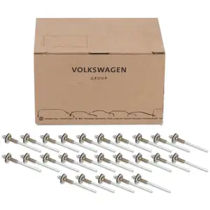 25x ORIGINAL VAG Blindniet Popniete mit Dichtscheibe 4,8X6,5 N90716403