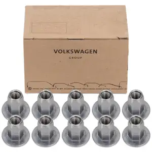 10x ORIGINAL AUDI SEAT SKODA VW Blindniete Blindnietmutter N90935003