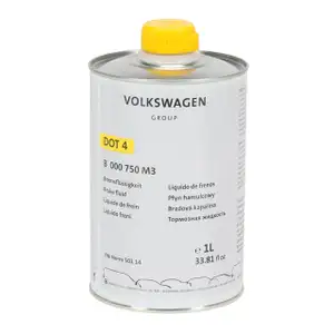1L 1 Liter ORIGINAL AUDI VW SEAT SKODA Bremsfl&uuml;ssigkeit DOT 4 VW NORM 501 14 B000750M3