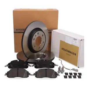 ORIGINAL VW Bremsscheiben + Bremsbel&auml;ge + Sensor Transporrter T7 hinten