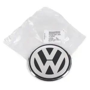 ORIGINAL VW Emblem Logo Heckklappe Chrom Grau New Beetle bis 2005 hinten 1C0853630K WV9