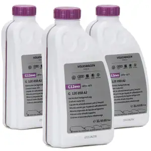 3 Liter ORIGINAL Audi VW Kühlerfrostschutz FERTIGMIX Ready Mix G12E050A2