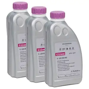 3 Liter ORIGINAL Audi VW Kühlerfrostschutz FERTIGMIX G12E050M2 MHD 01.25
