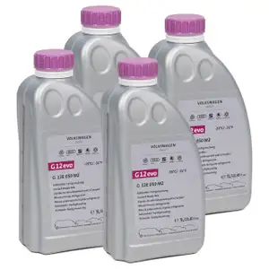 4 Liter ORIGINAL Audi VW Kühlerfrostschutz FERTIGMIX G12E050M2 MHD 01.25