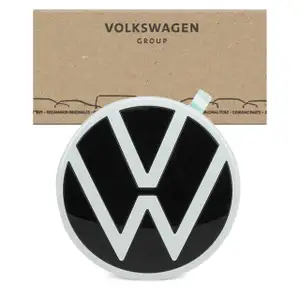 ORIGINAL VW Emblem Logo Heckklappe Wei&szlig; / Schwarz ID.4 ID.5 11A853630 AWA
