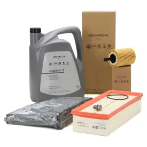 ORIGINAL VW inspection kit + 5L 0W30 engine oil for A3 8P Golf 5 6 Passat 1.9/2.0 TDI